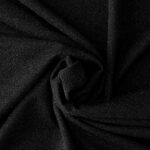 Tessuto Hollywood Maglina con Lurex Jersey MonoElastica - Fondo Nero - Lurex Nero
