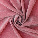 Tessuto Hollywood Maglina con Lurex Jersey MonoElastica - Fondo Rosa Baby - Lurex Argento