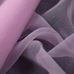 Organza Creponne - Rosa Big Bubble - Mezzo Metro