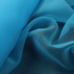 Organza Creponne - Turchese - Mezzo Metro