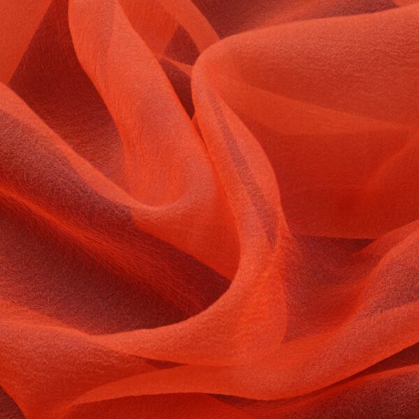 Organza Creponne - Arancio - Mezzo Metro