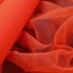 Organza Creponne - Arancio - Mezzo Metro