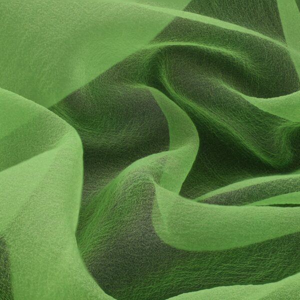 Organza Creponne - Verde Mela - Mezzo Metro