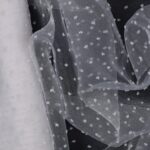 Organza Plumetis - Bianco - Mezzo Metro