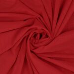 Tessuto Mesh (Tulle) Bielastico - Rosso Mela - Mezzo Metro