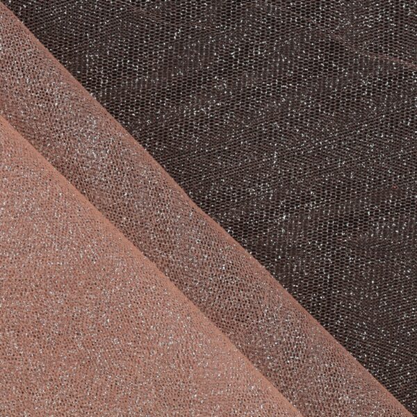 Splendido tulle Glitter venduto al metro. Il tulle glitter al metro è un tessuto molto fine