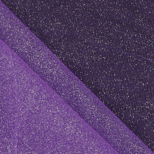 Splendido tulle Glitter venduto al metro. Il tulle glitter al metro è un tessuto molto fine