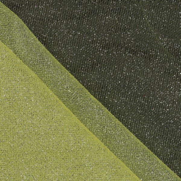 Splendido tulle Glitter venduto al metro. Il tulle glitter al metro è un tessuto molto fine