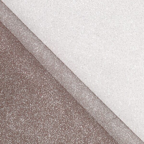 Splendido tulle Glitter venduto al metro. Il tulle glitter al metro è un tessuto molto fine