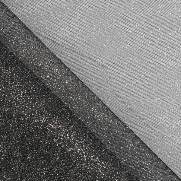 Splendido tulle Glitter venduto al metro. Il tulle glitter al metro è un tessuto molto fine