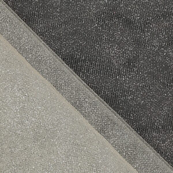 Splendido tulle Glitter venduto al metro. Il tulle glitter al metro è un tessuto molto fine