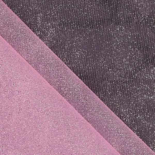 Splendido tulle Glitter venduto al metro. Il tulle glitter al metro è un tessuto molto fine