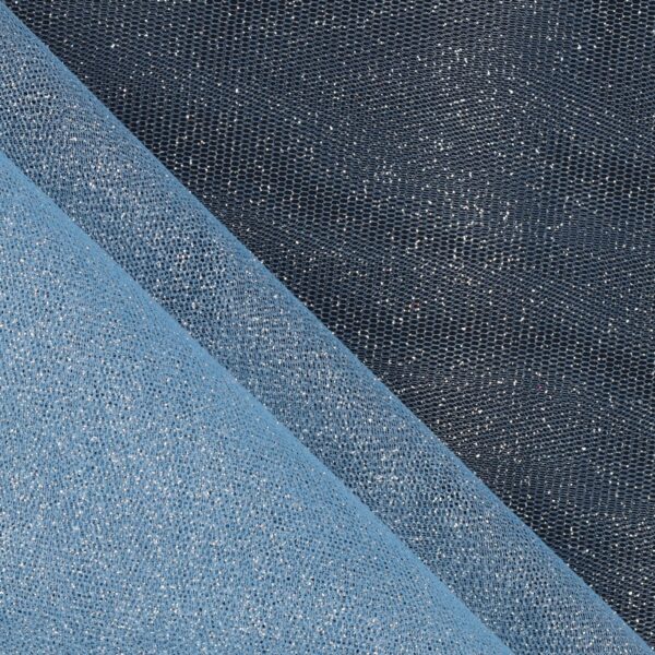 Splendido tulle Glitter venduto al metro. Il tulle glitter al metro è un tessuto molto fine