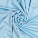 Tessuto Lycra Lucida Elasticizzata - Cielo - Mezzo Metro