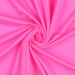 Tessuto Lycra Lucida Elasticizzata - Rosa Fluo - Mezzo Metro
