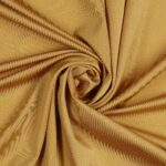 Tessuto Lycra Lucida Elasticizzata - Oro Scuro - Mezzo Metro