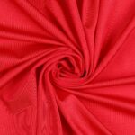 Tessuto Lycra Lucida Elasticizzata - Fragola - Mezzo Metro