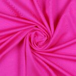 Tessuto Lycra Lucida Elasticizzata - Fucsia Fluo - Mezzo Metro