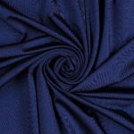 Tessuto Lycra Lucida Elasticizzata - Navy - Mezzo Metro