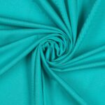 Tessuto Lycra Lucida Elasticizzata - Ciano - Mezzo Metro