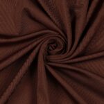 Tessuto Lycra Lucida Elasticizzata - Tabacco - Mezzo Metro