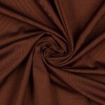 Tessuto Lycra Lucida Elasticizzata - Chocolate - Mezzo Metro