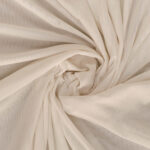 Tessuto Mesh (Tulle) Bielastico - Panna - Mezzo Metro