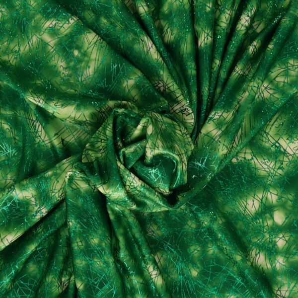 Lycra Fantasia Graffio Laminato Verde