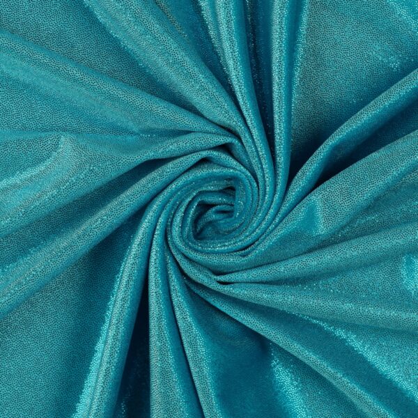 Velluto Polvere di Stelle Turchese Glitter Turchese