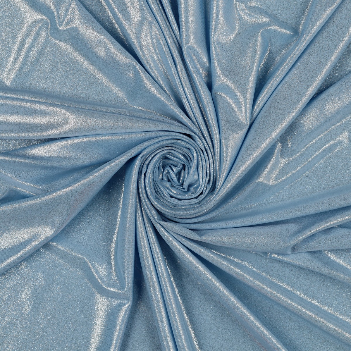 Lycra Fantasia Effetto Acqua Celeste effetto Argento