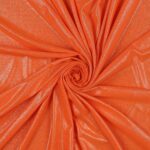 Lycra Fantasia Effetto Acqua Arancio effetto argento