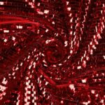Tessuto Paillettes Cancan Rosso paillettes Rosso