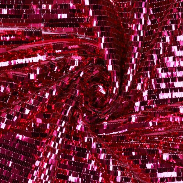 Tessuto Paillettes Cancan Fucsia