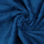 Tessuto Pelliccia Castorino - al Metro - Blu Royal