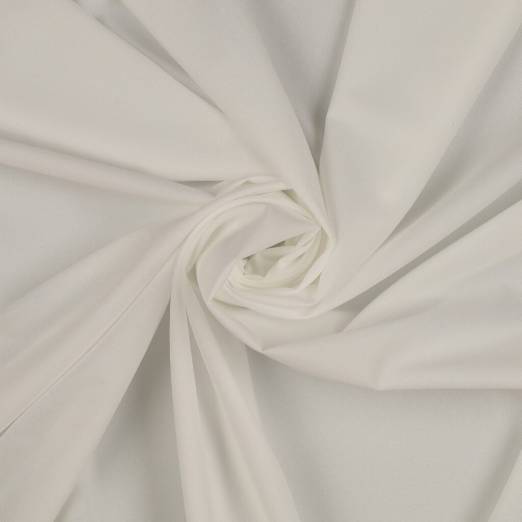 Tessuto termoadesivo maglina elastica Bianco