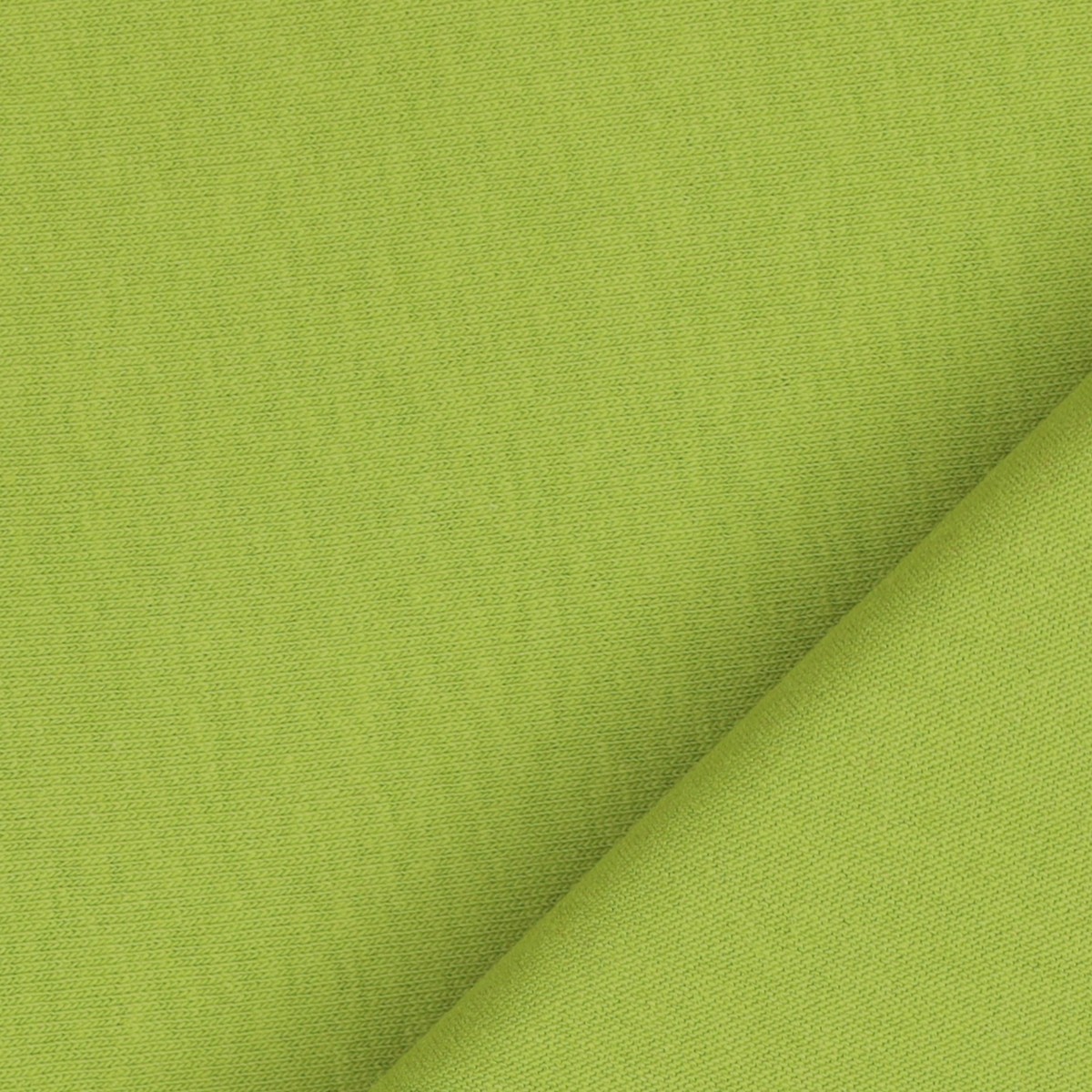Tessuto Maglina Bielastica di Cotone - al Metro - Verde Acido 