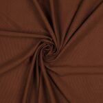 Tessuto Jersey Punto Roma Barbara - Cioccolato - Mezzo Metro