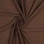 Tessuto Jersey Punto Roma Barbara - Tabacco - Mezzo Metro