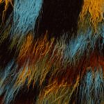 Tessuto Pelliccia Sintetica - al Metro - Mongolia Multicolor Chiaro