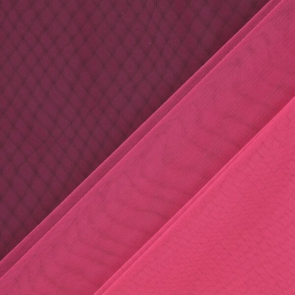 Tulle Sposa Mano Seta (Monobava) - Rosa Peony - Mezzo Metro