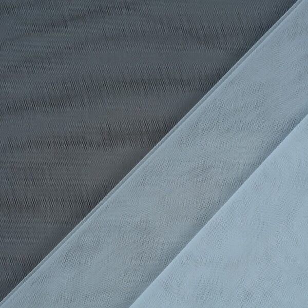 Tulle Sposa Mano Seta (Monobava) - Cielo - Mezzo Metro