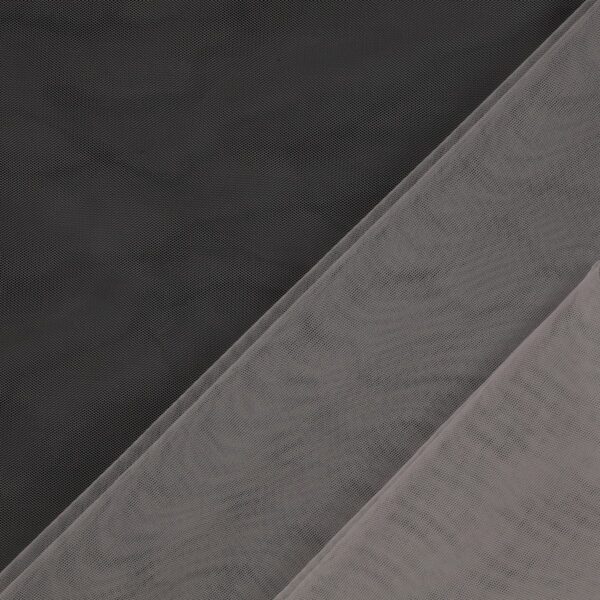 Tulle Sposa Mano Seta (Monobava) - Cenere - Mezzo Metro