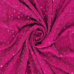 Maglia Elastica Lurex con Paillettes Stella - Fucsia Paillettes Fucsia