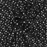 Maglia Elastica Lurex con Paillettes Stella - Nero Paillettes Argento