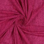 Tessuto mesh bielastico zebra glitter tono su tono Fucsia - foto arricciata
