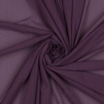 Tessuto Mesh (Tulle) Bielastico - Viola Scuro - Mezzo Metro