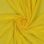 Tessuto Mesh (Tulle) Bielastico - Giallo - Mezzo Metro