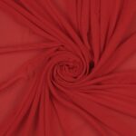 Tessuto Mesh (Tulle) Bielastico - Rosso Cadmio - Mezzo Metro