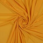 Tessuto Mesh (Tulle) Bielastico - Zucca - Mezzo Metro