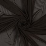 Tessuto Mesh (Tulle) Bielastico - Marrone Scuro - Mezzo Metro